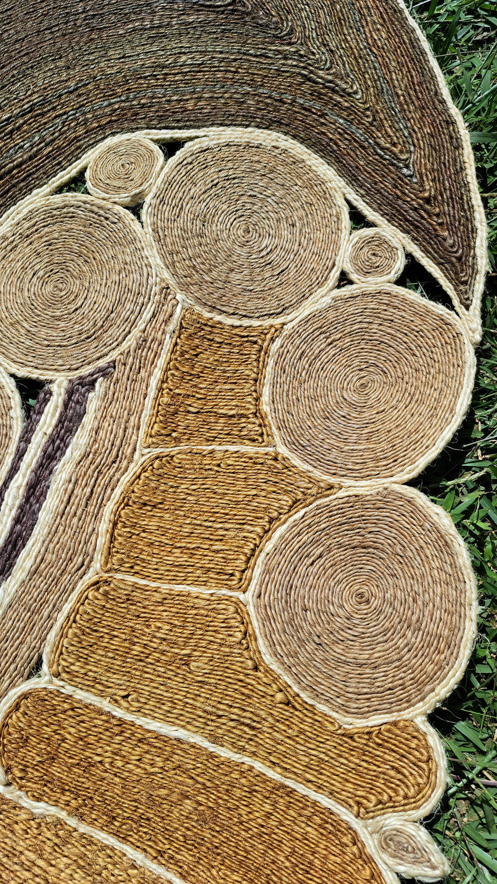 Tapis Rond en Sisal "Nautilus" (200 cm) Maison Sisal