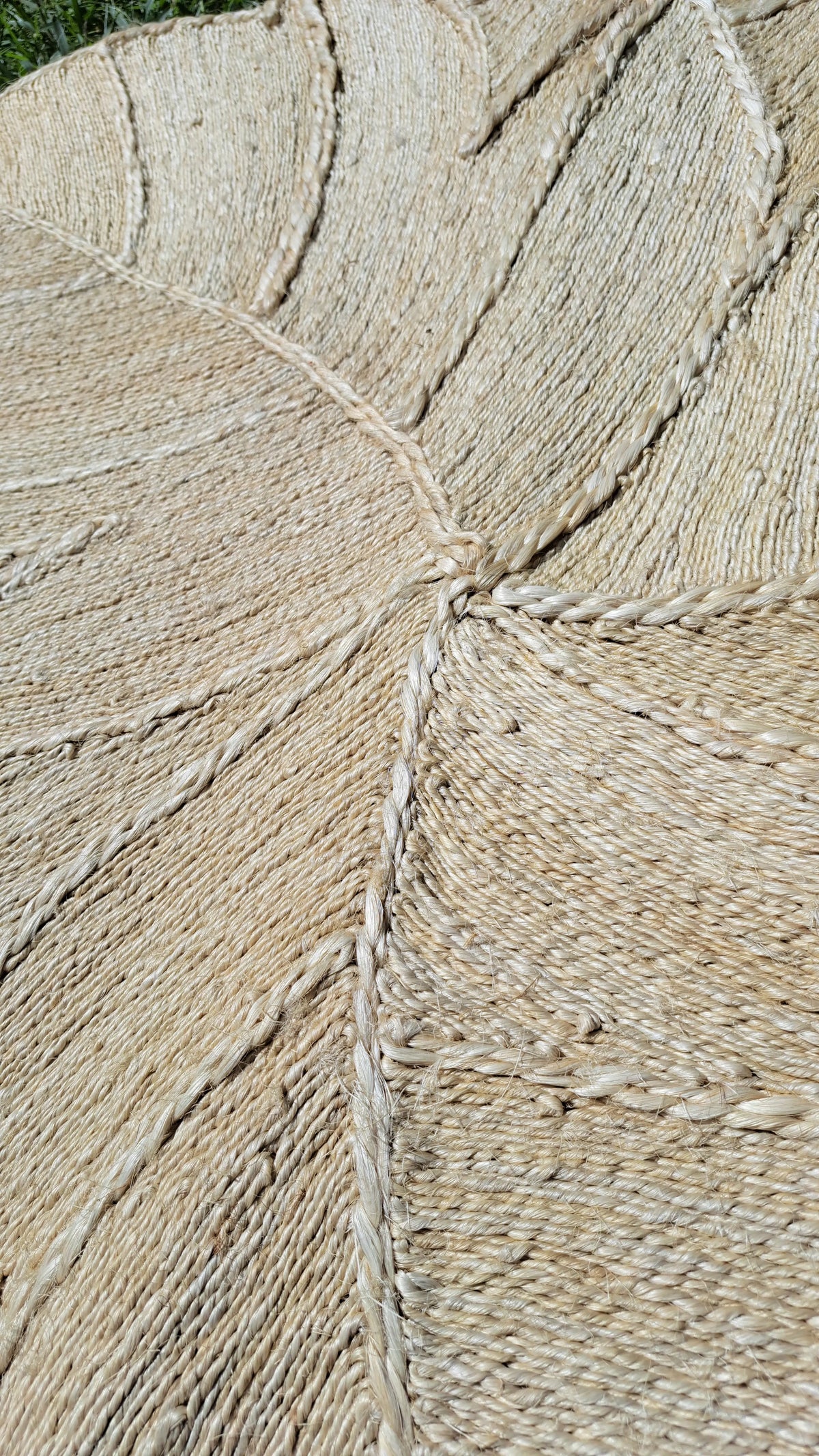 Tapis en Sisal "Feuille" (150cm) Maison Sisal
