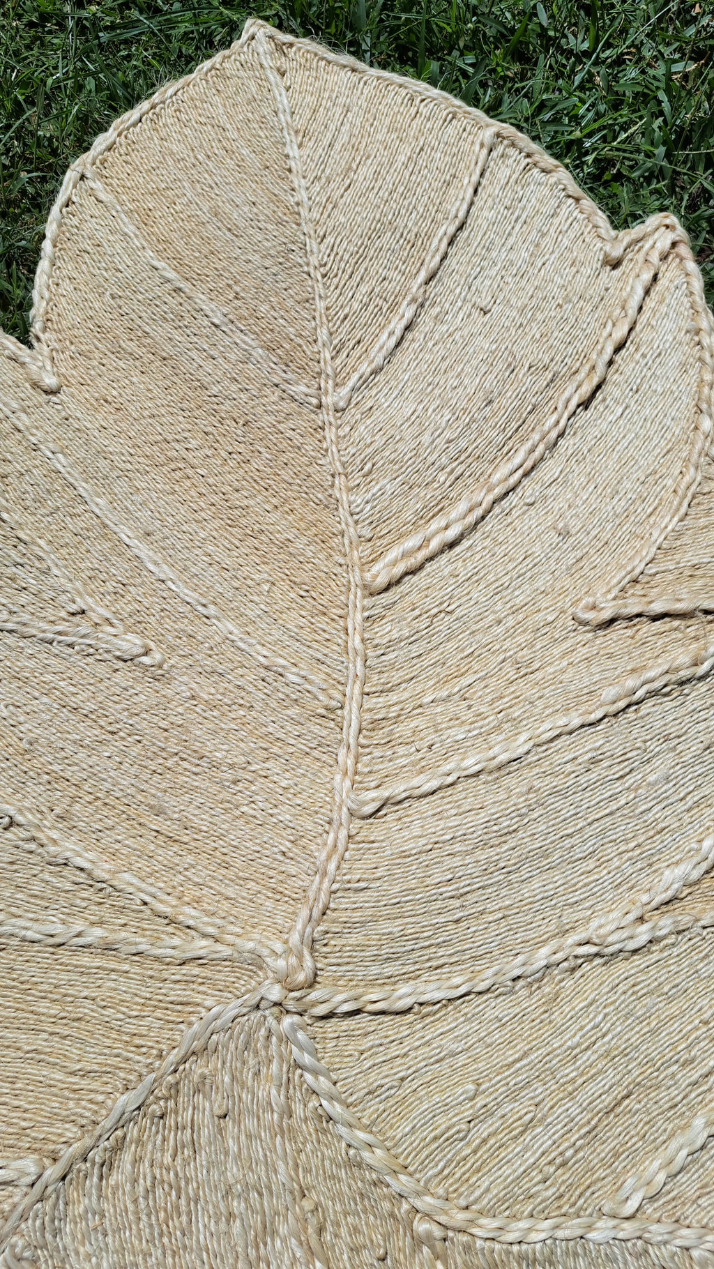 Tapis en Sisal "Feuille" (150cm) Maison Sisal