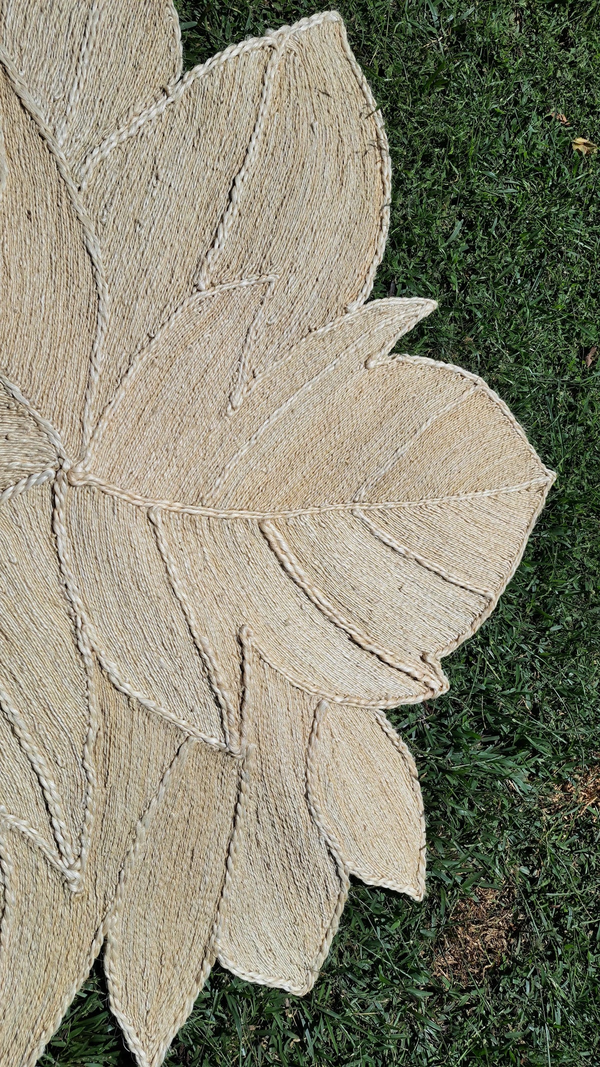 Tapis en Sisal "Feuille" (150cm) Maison Sisal