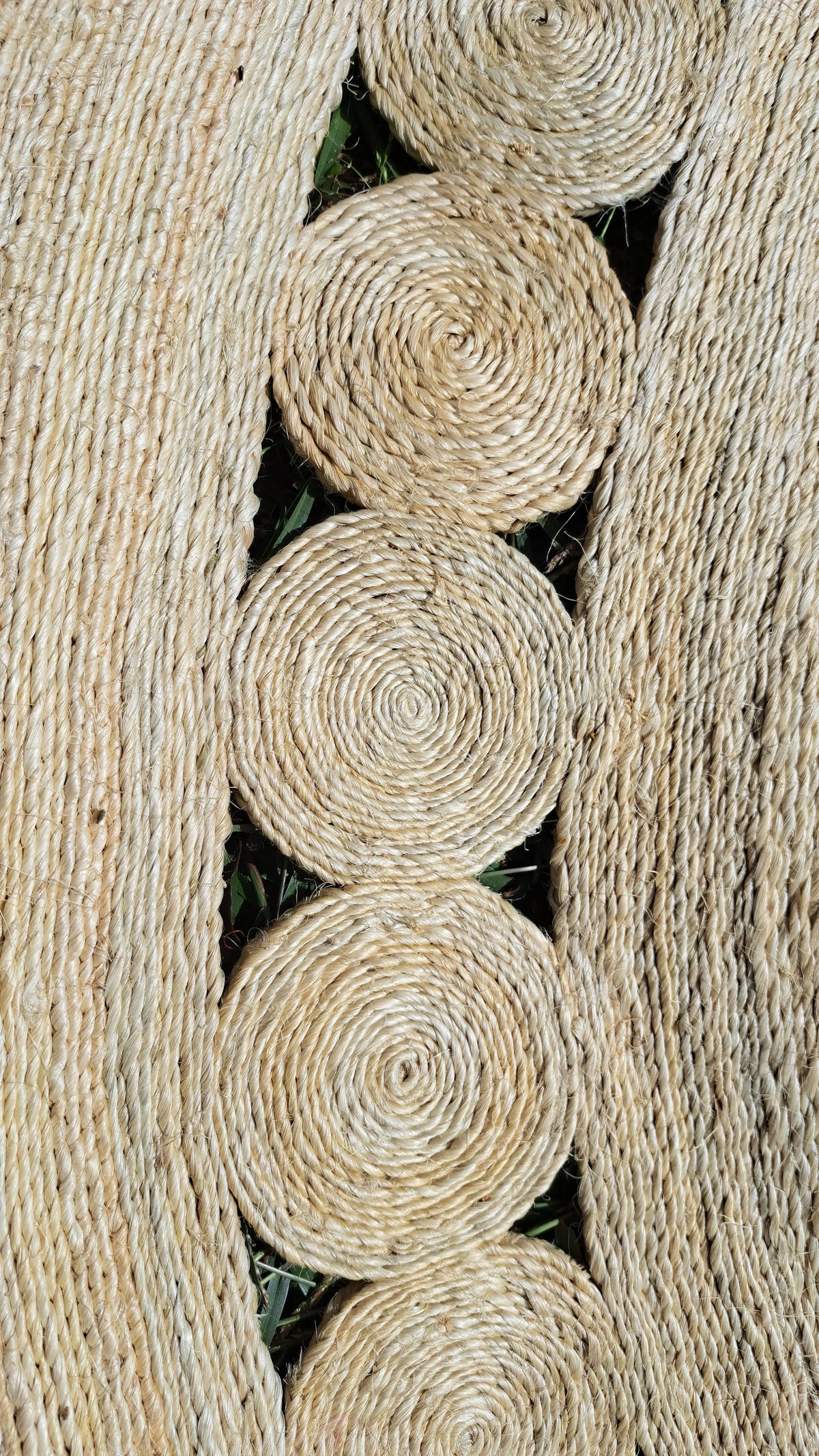 Tapis en Sisal "Rond de rond" (180cm) Maison Sisal