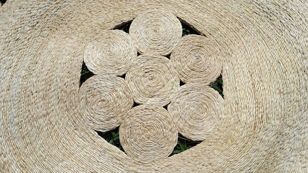 Tapis en Sisal "Rond de rond" (180cm) Maison Sisal
