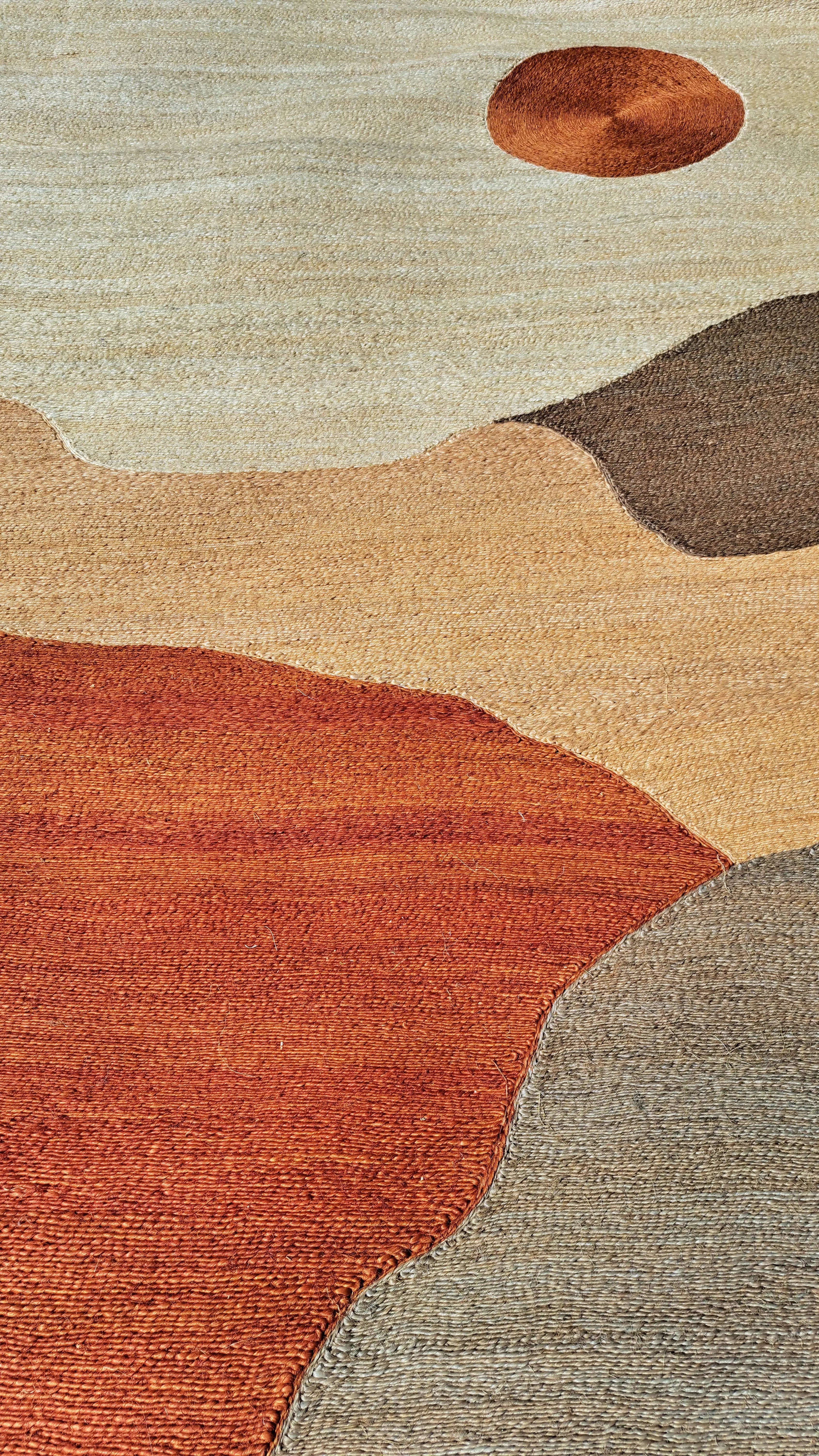Tapis en Sisal "Dune-Soleil" (2m*3m) Maison Sisal