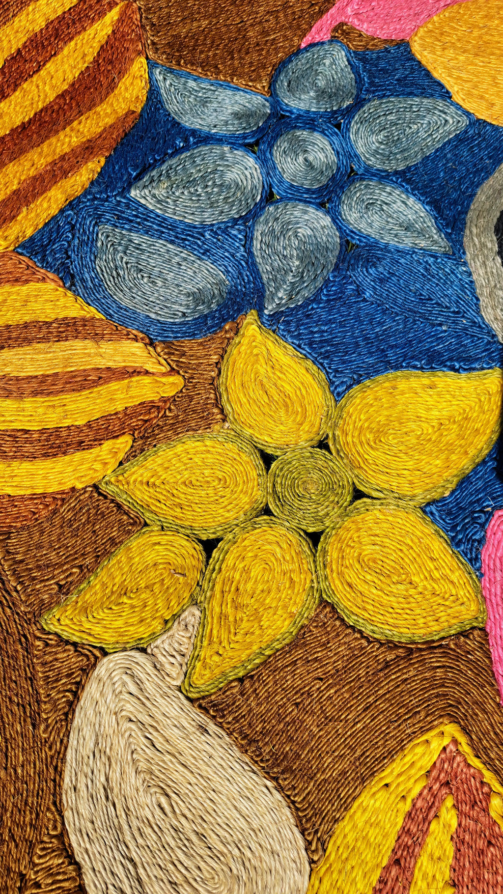 Tapis en Sisal "Milles fleurs" (2m*3m) Maison Sisal