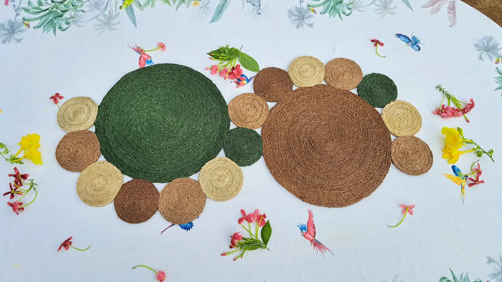 Chemin de table en Sisal (1 mètre) Maison Sisal
