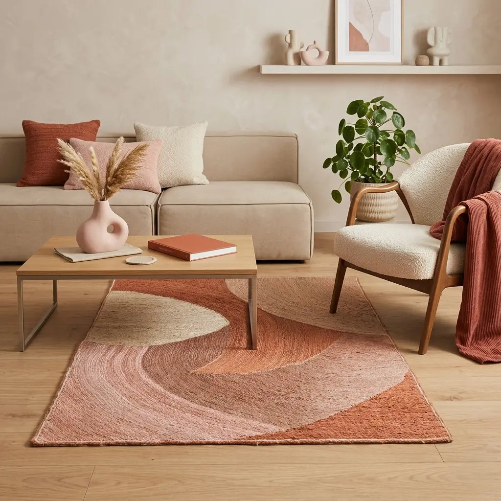Tapis en Sisal "Coucher de Soleil" (1m*1,50m) Maison Sisal