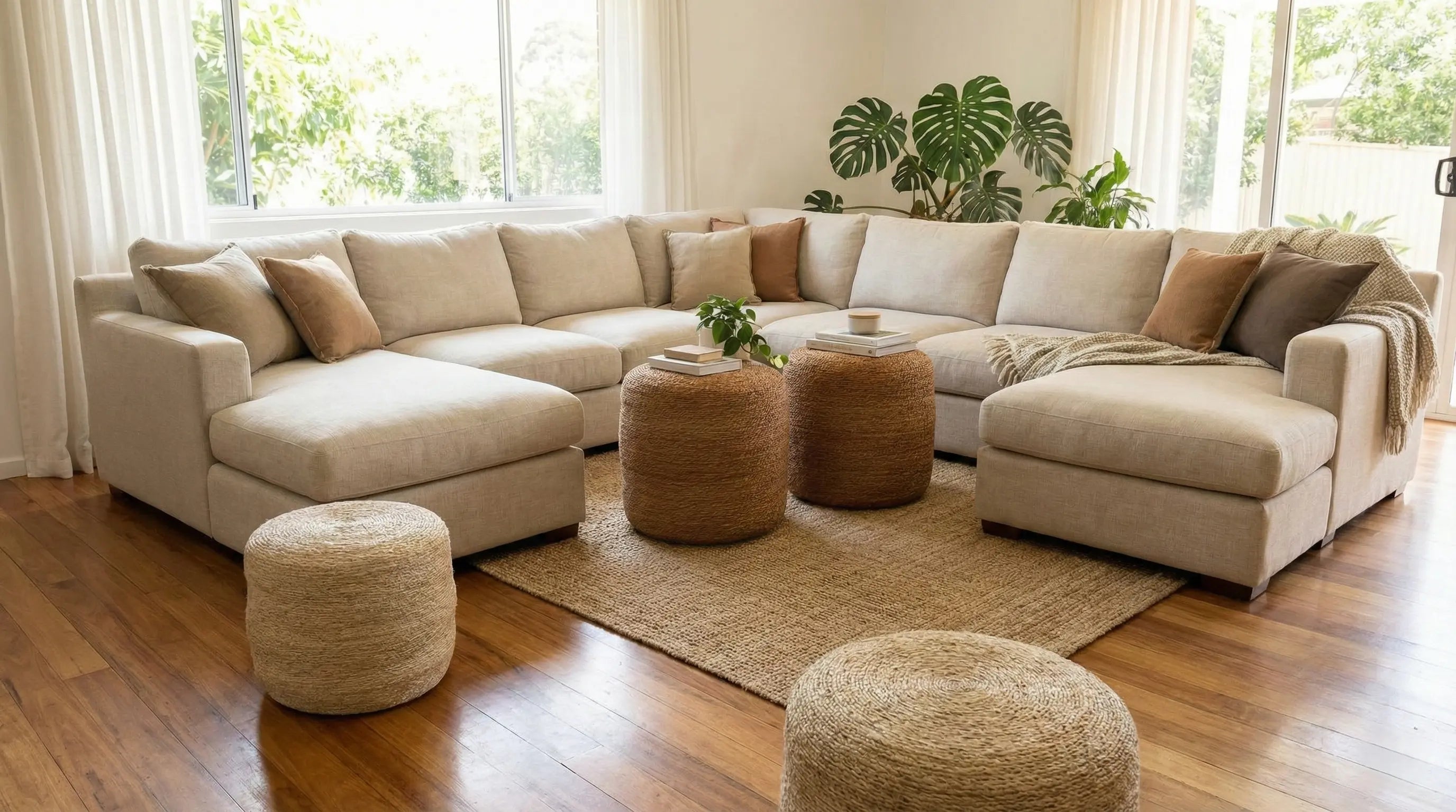 Pouf en Sisal Maison Sisal