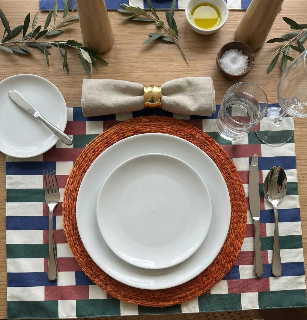 6 Sets de table "Disque" – 100% Sisal Maison Sisal