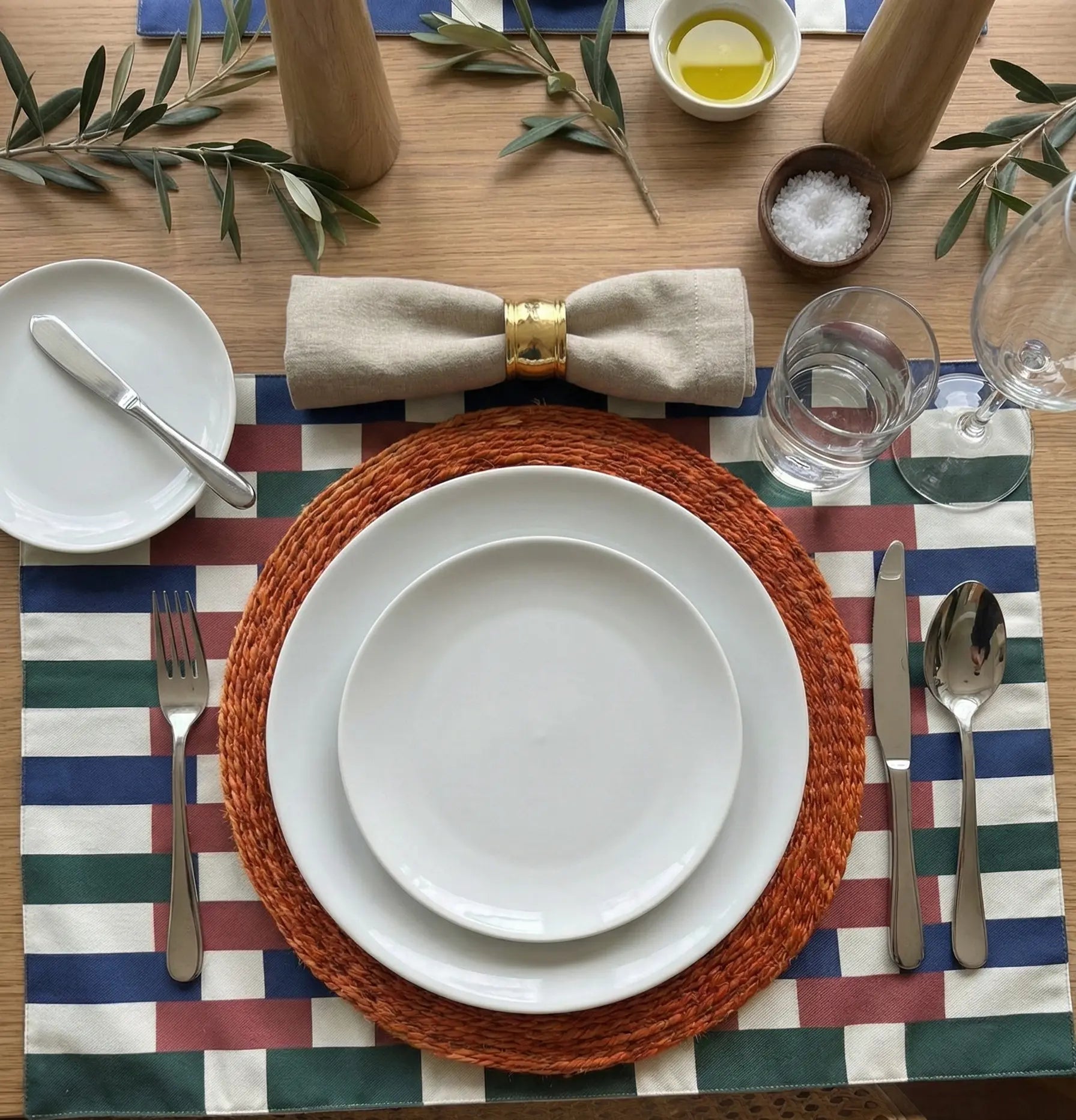 6 Sets de table "Disque" – 100% Sisal Maison Sisal