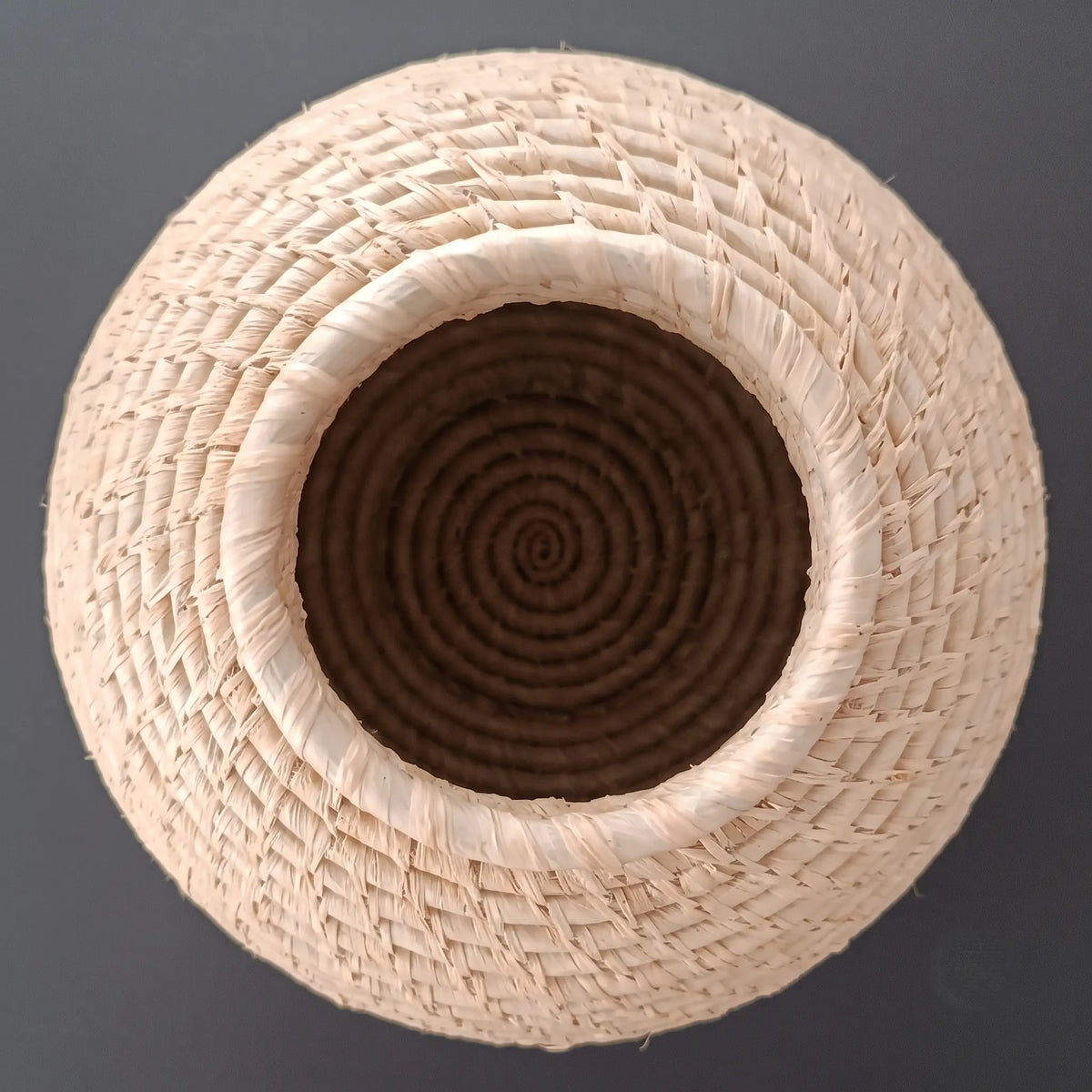 Vase en Raphia (23cm) Maison Sisal