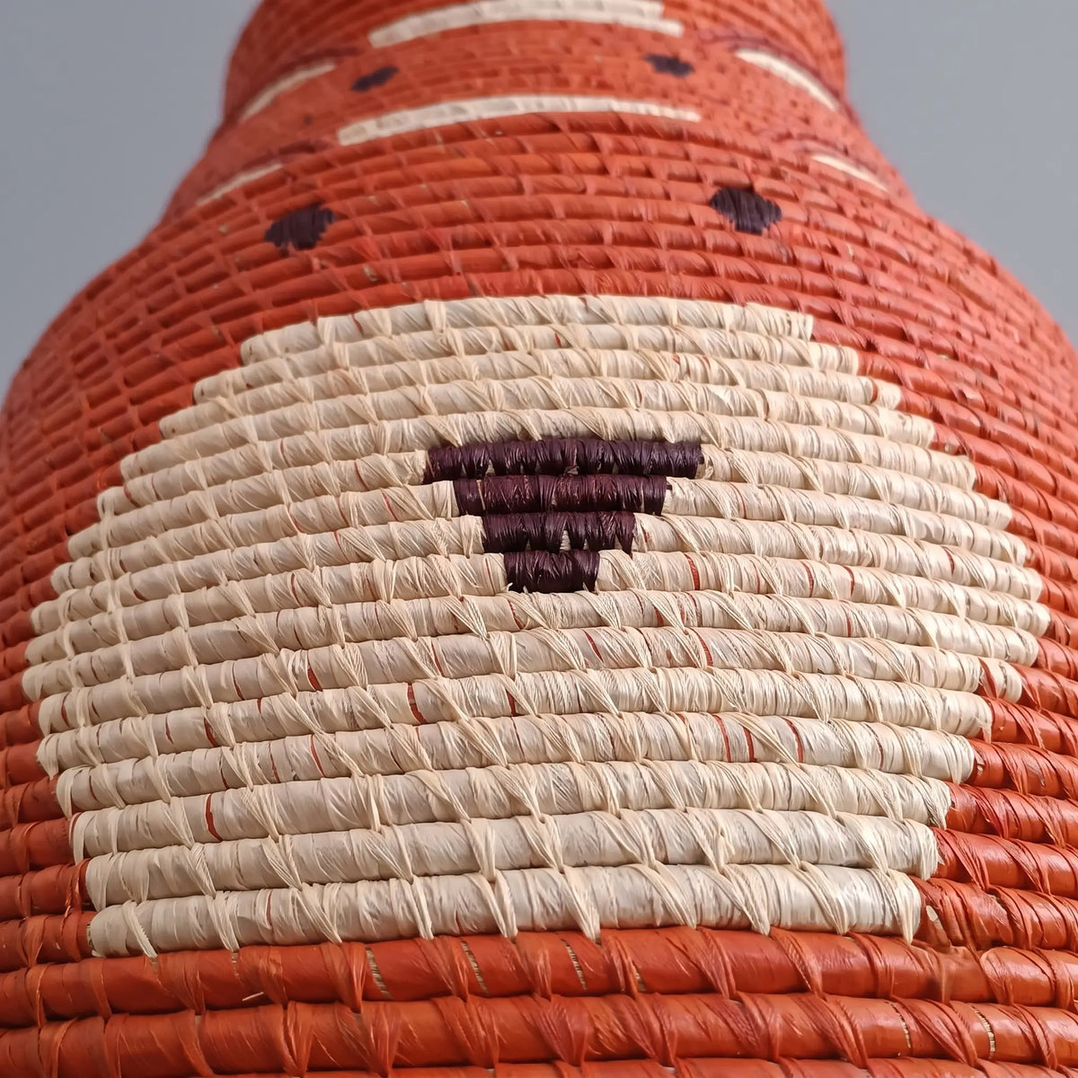Corbeilles en Raphia Tête d'ours Maison Sisal