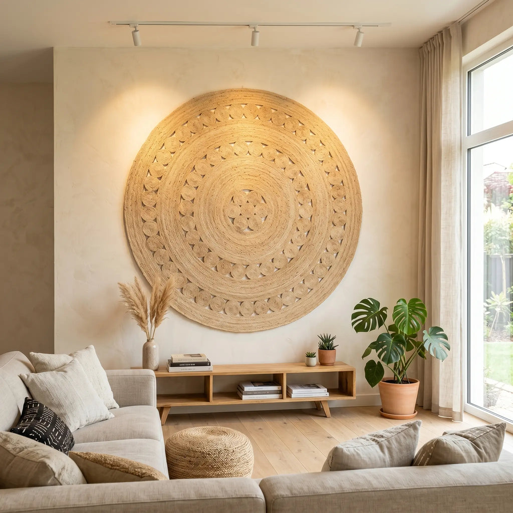 Tapis en Sisal "Rond de rond" (180cm) Maison Sisal