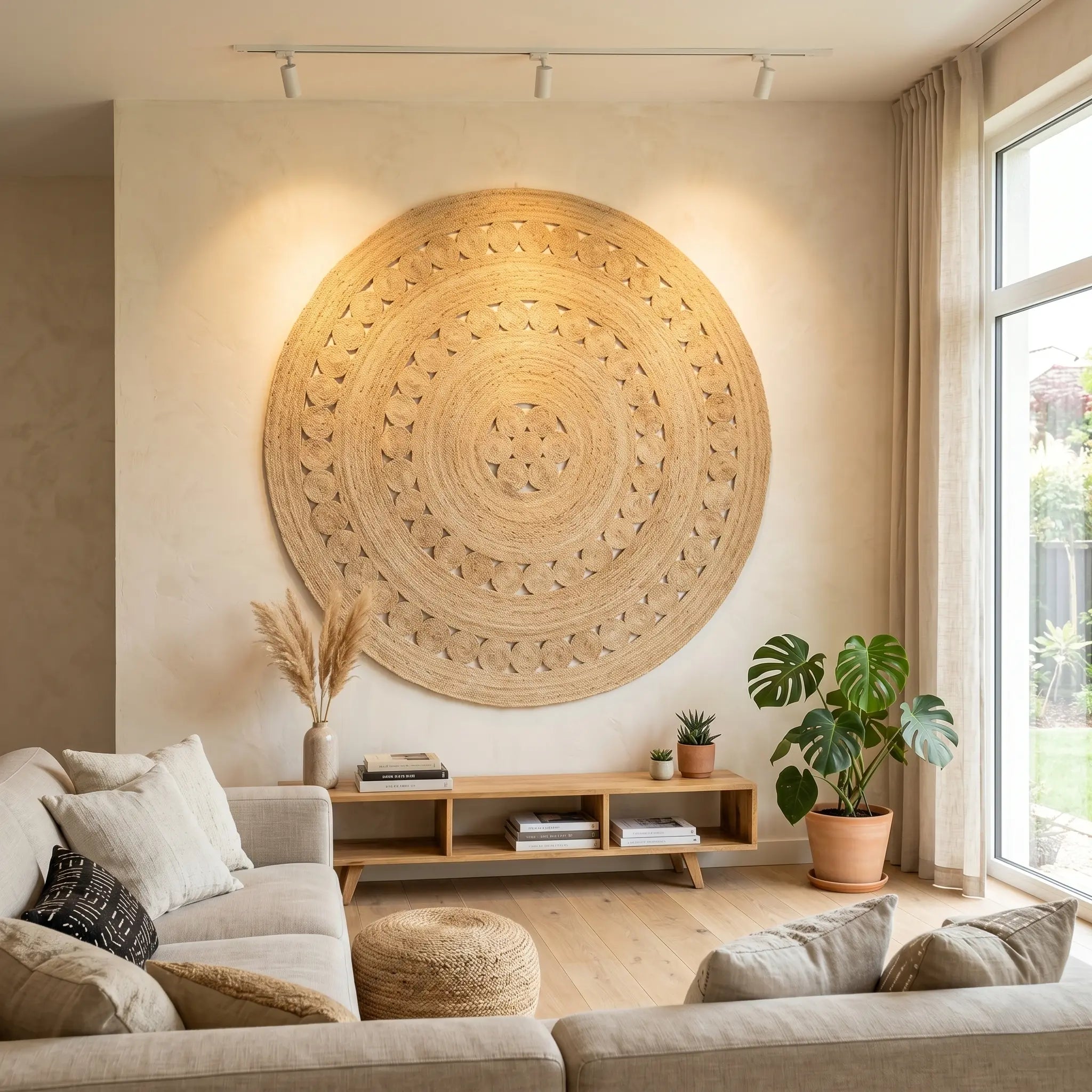 Tapis en Sisal "Rond de rond" (180cm) Maison Sisal