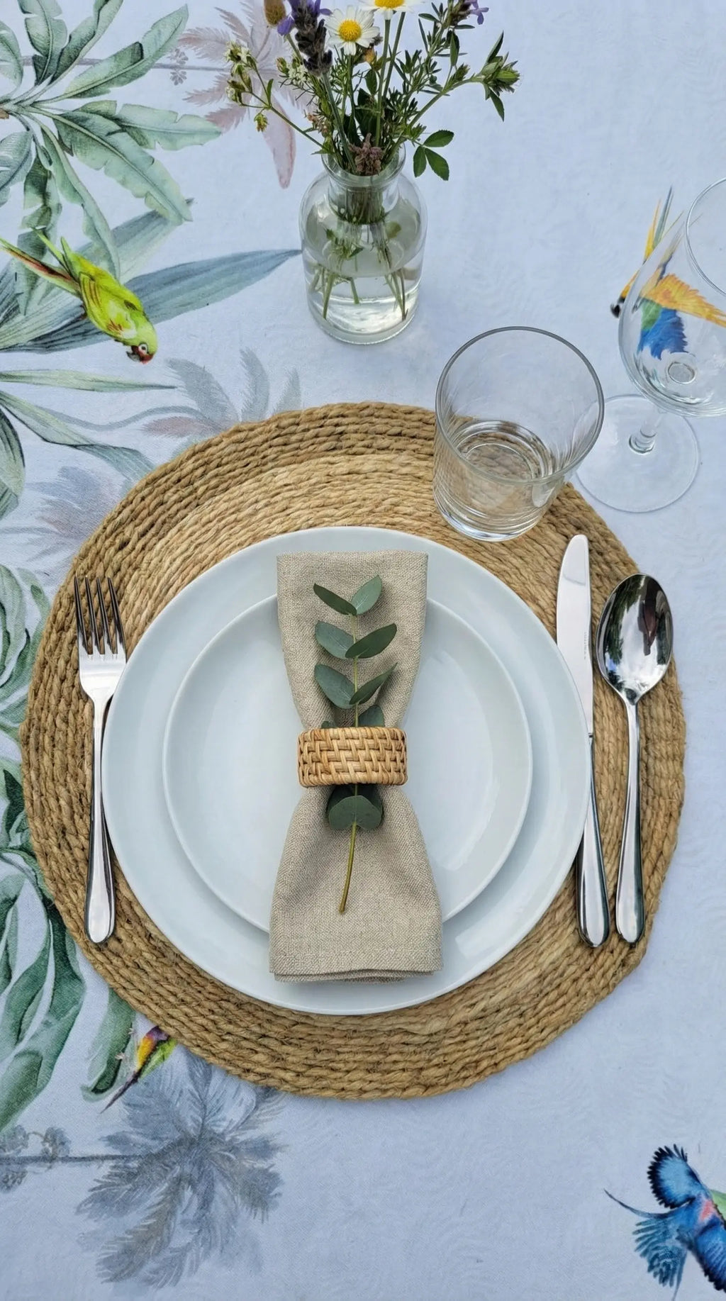 6 Sets de table "Disque" – 100% Sisal Maison Sisal