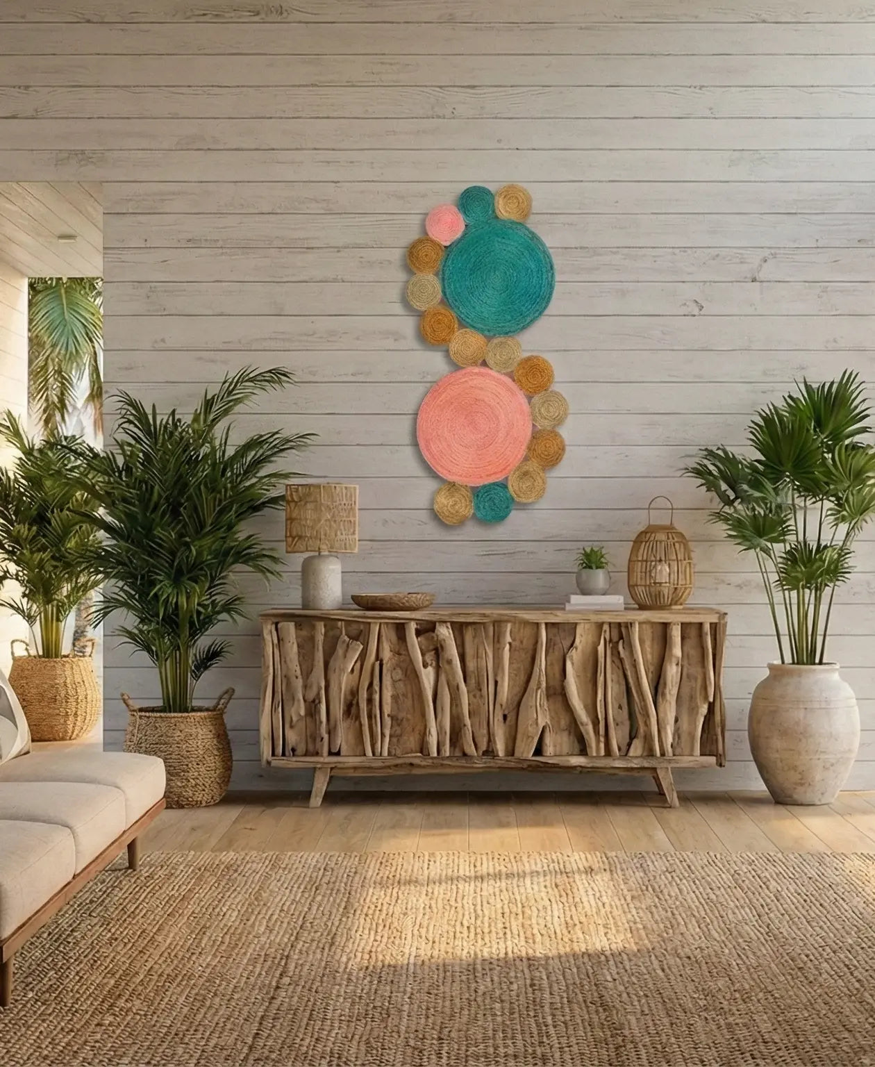 Chemin de table en Sisal (1 mètre) Maison Sisal