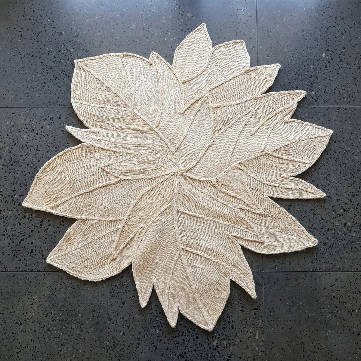 Tapis en Sisal "Feuille" (150cm) Maison Sisal