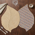 6 sets de table Raphia Feuille Maison Sisal