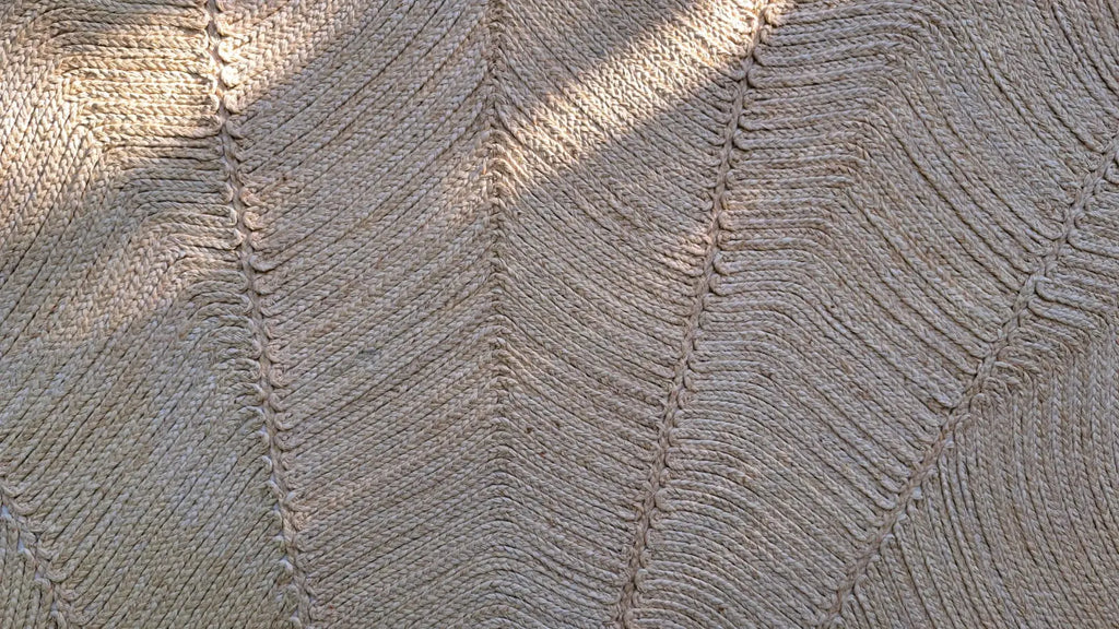 Tapis en Raphia "Coquille St Jacques" (160cm*80cm) Maison Sisal