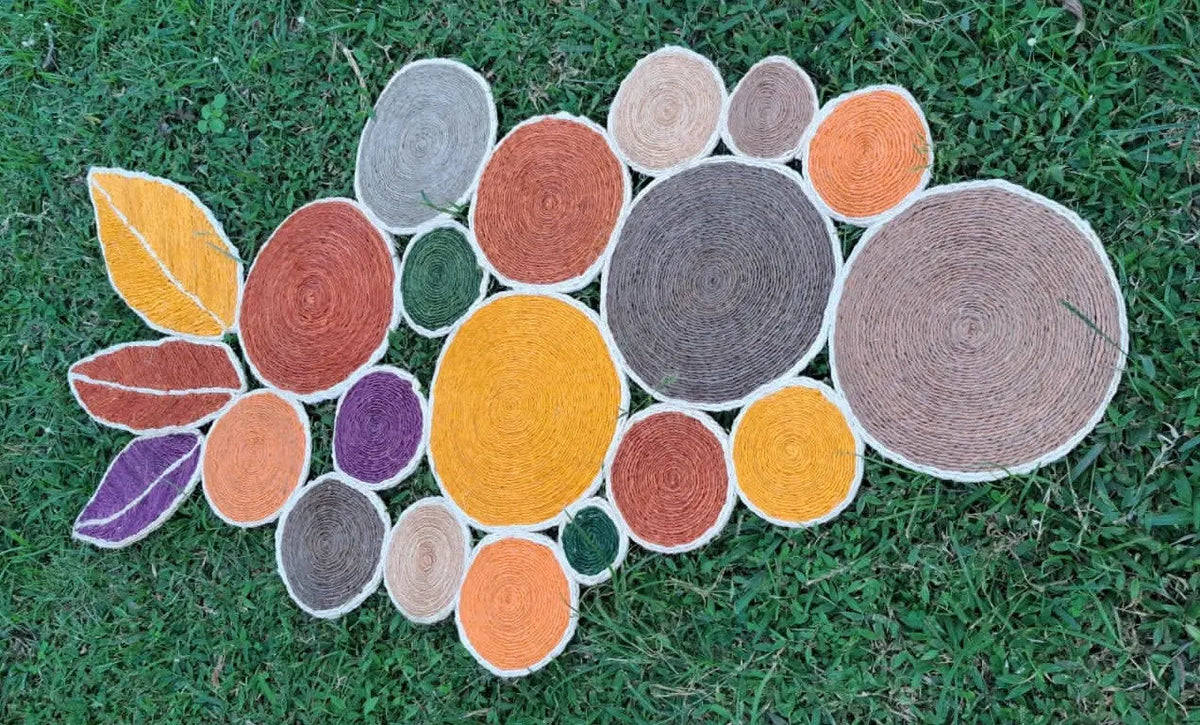 Tapis en Sisal "Mosaïque" (120cm*0,80cm) Maison Sisal