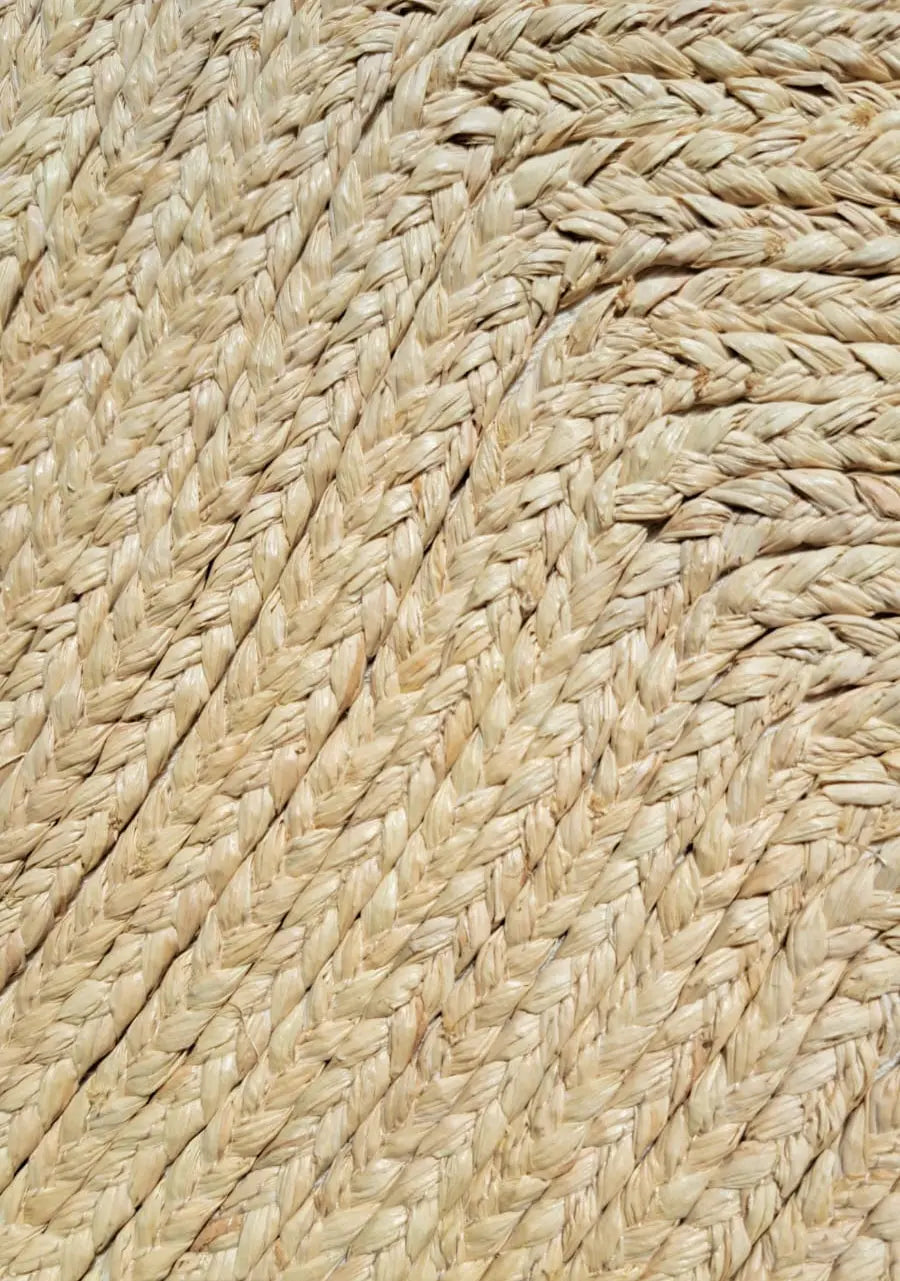 Tapis en Raphia "Coquille St Jacques" (160cm*80cm) Maison Sisal