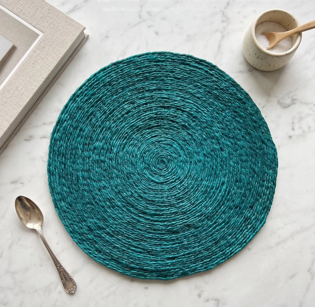 6 Sets de table "Disque" – 100% Sisal Maison Sisal