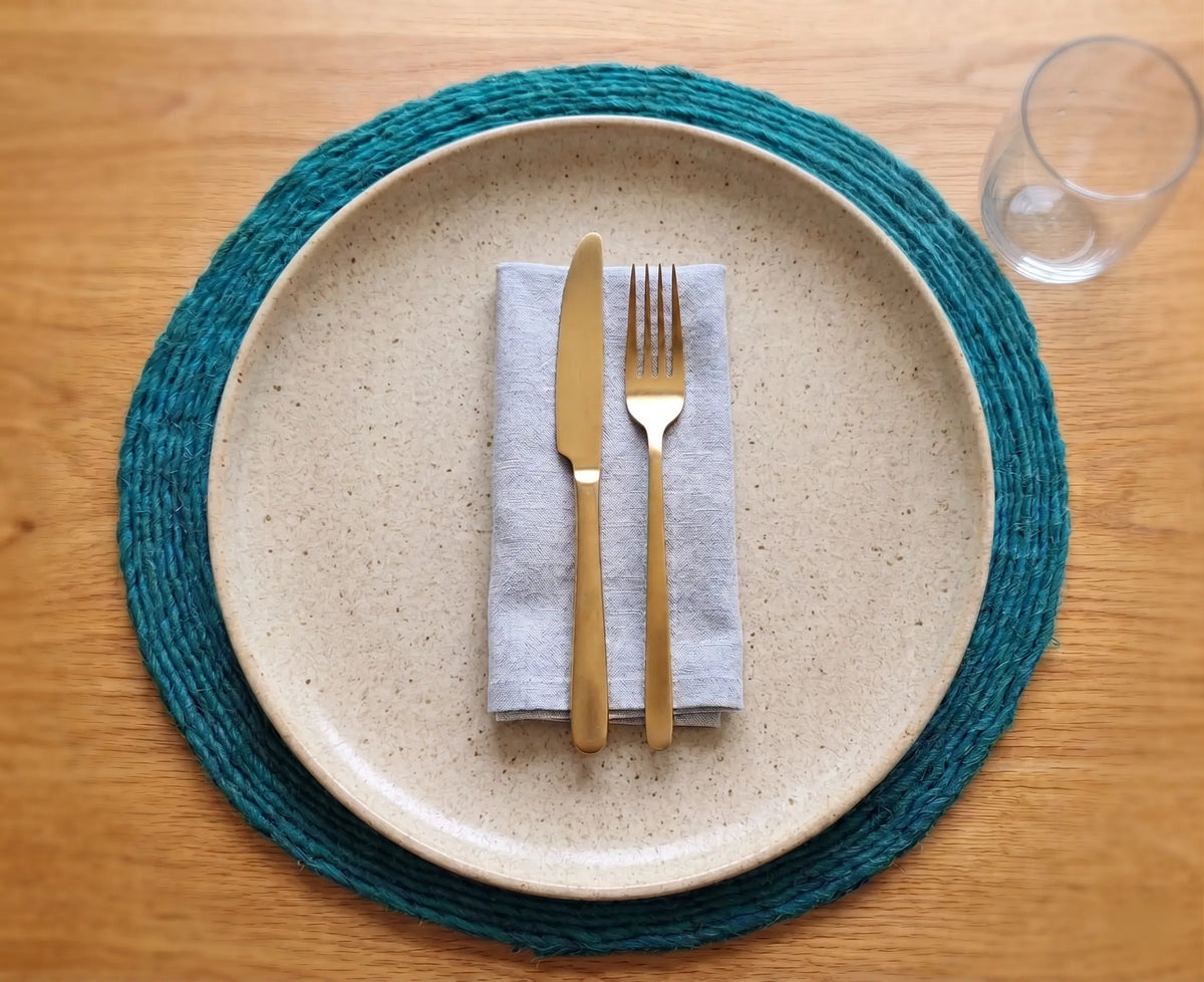 6 Sets de table "Disque" – 100% Sisal Maison Sisal