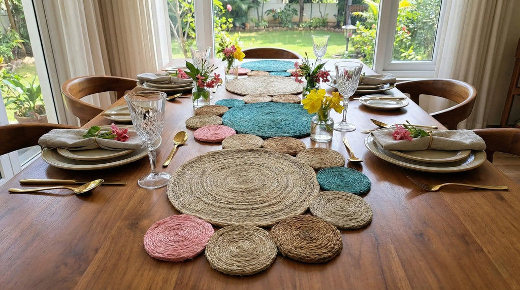 Chemin de table en Sisal (1 mètre) Maison Sisal