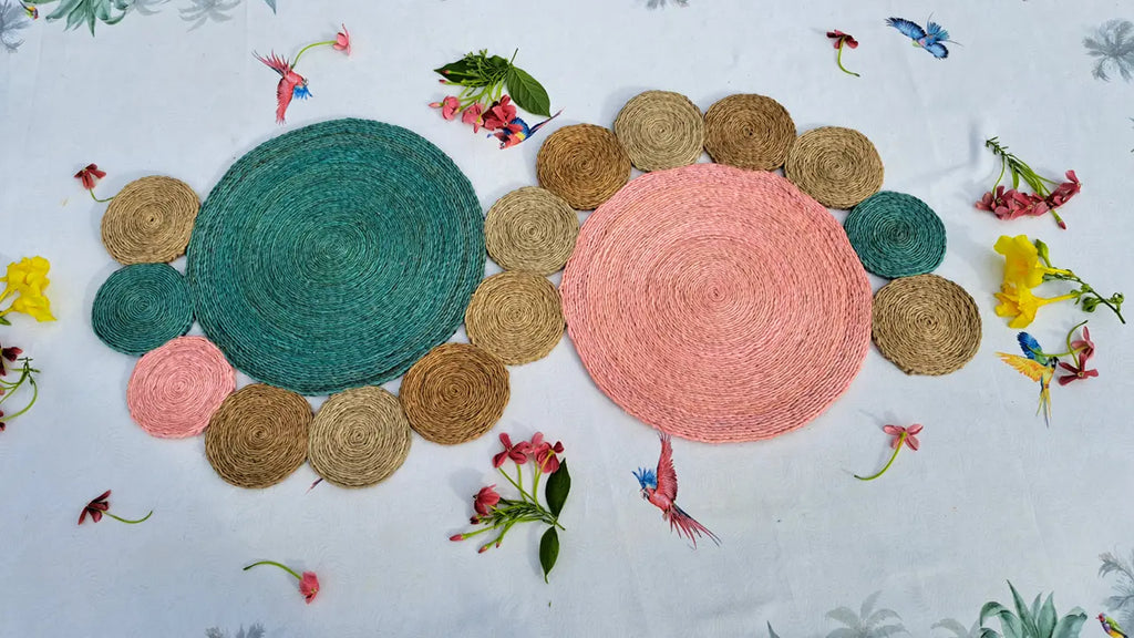 Chemin de table en Sisal (1 mètre) Maison Sisal