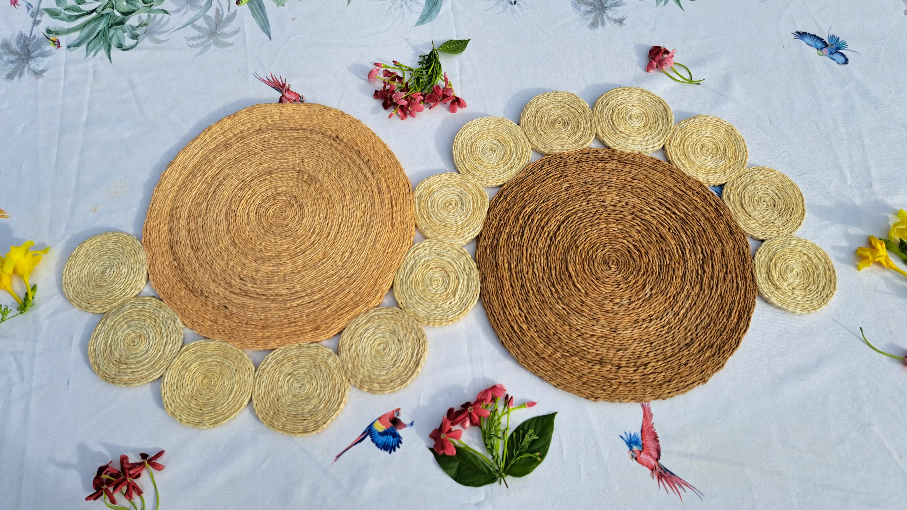 Chemin de table en Sisal (1 mètre) Maison Sisal