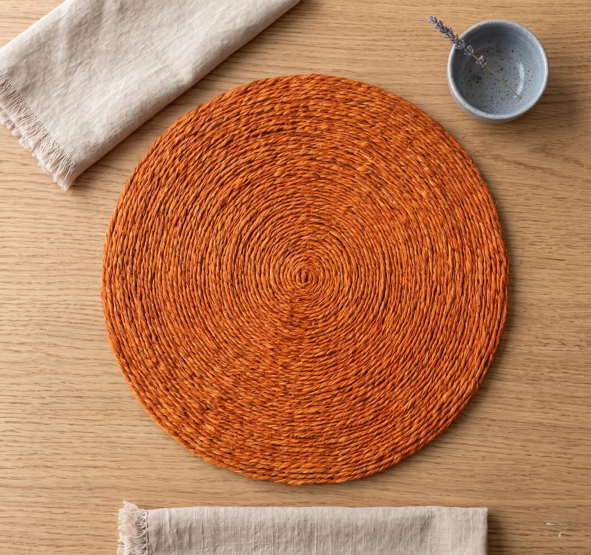 6 Sets de table "Disque" – 100% Sisal Maison Sisal