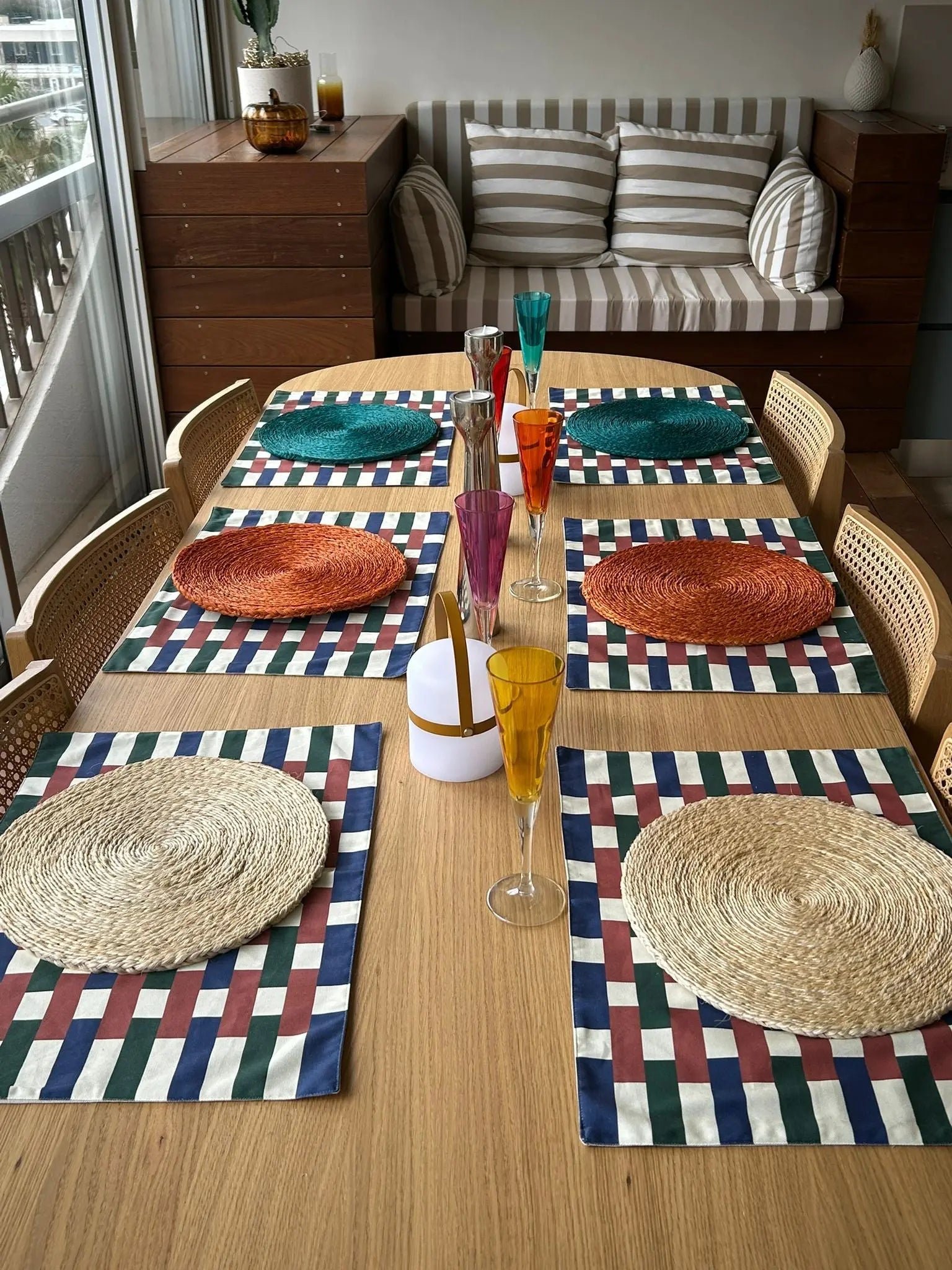 6 Sets de table "Disque" – 100% Sisal Maison Sisal