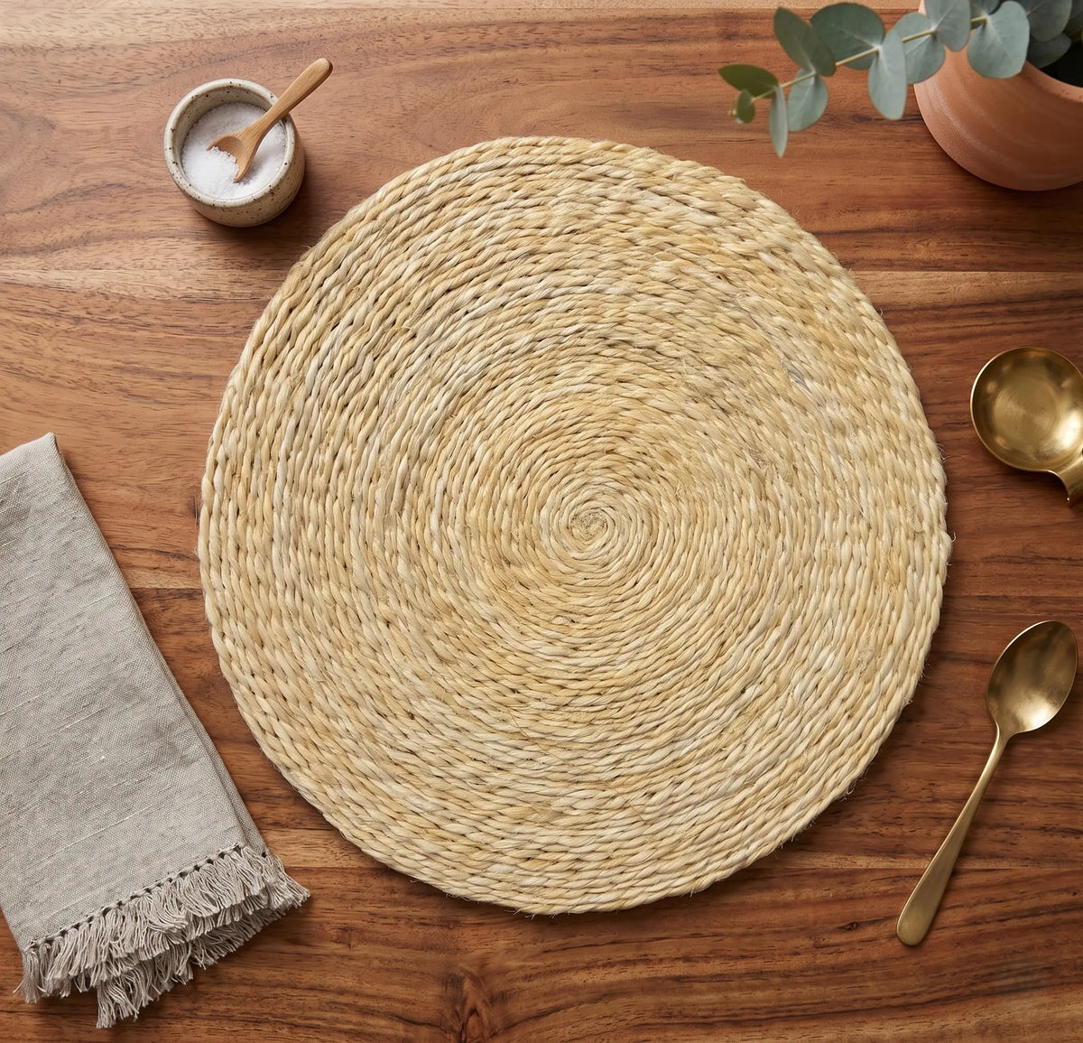 6 Sets de table "Disque" – 100% Sisal Maison Sisal