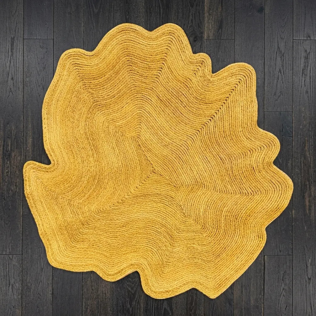 Tapis en Raphia "Tronc d'arbre" (120cm) Maison Sisal